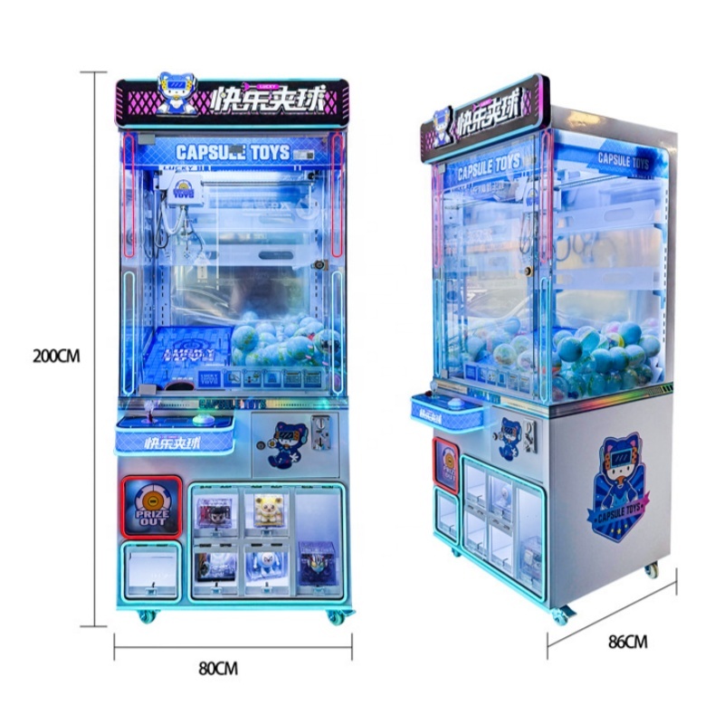 Automat z zabawkami w kapsułac – Arcade Toy Claw Vending Machine recenzja i cena